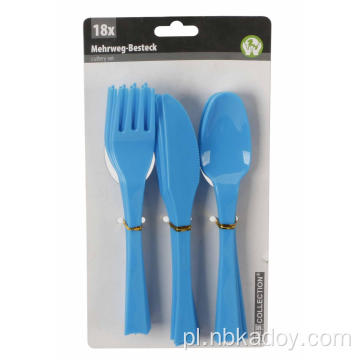 18 PK Cutlery Set Nóż widelca i spone